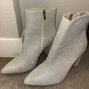 Sparkle diamond booties